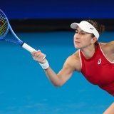 Un tirage difficile pour Belinda Bencic KEYSTONE/EPA/MARK EVANS